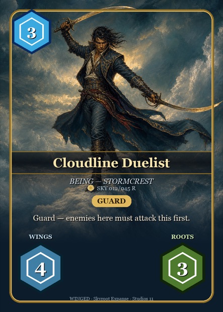WINGED Karte Cloudline Duelist